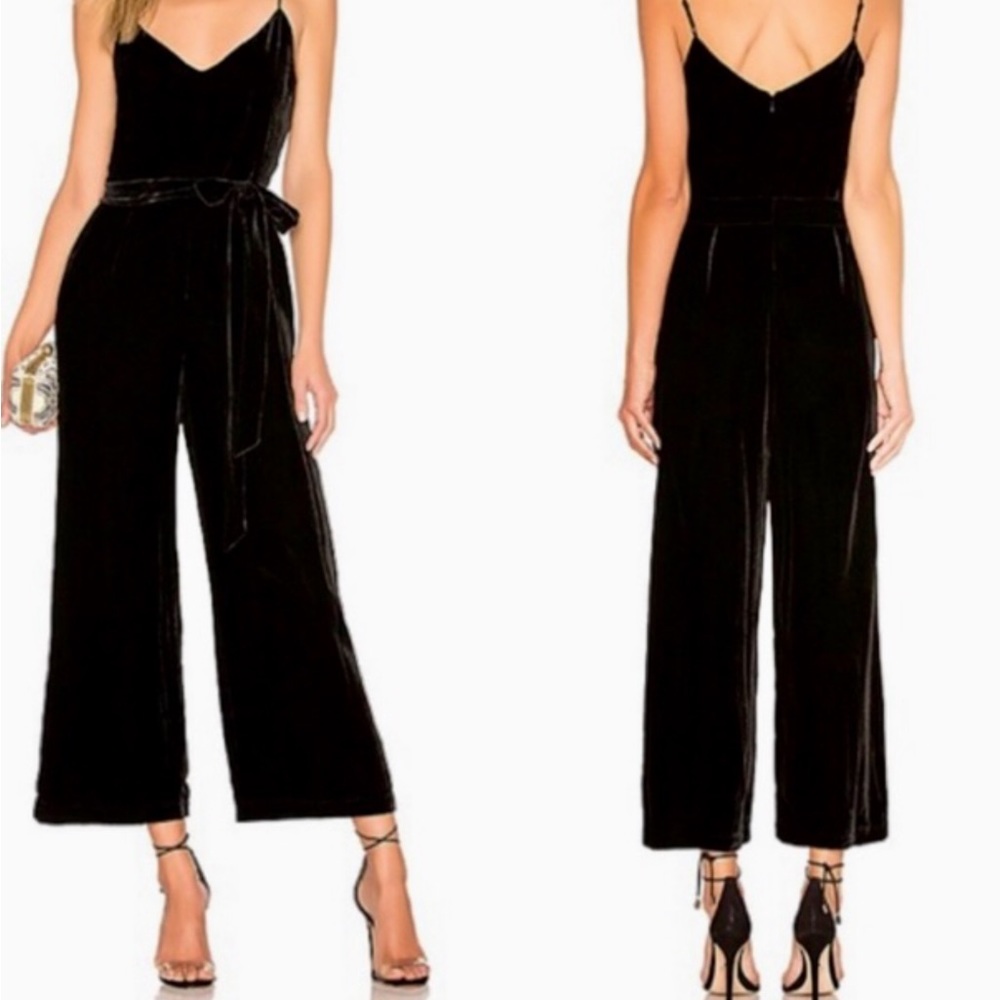 L’agence Velvet Black Jumpsuit size 2. Special Occasion/ Holiday/ New Years Eve